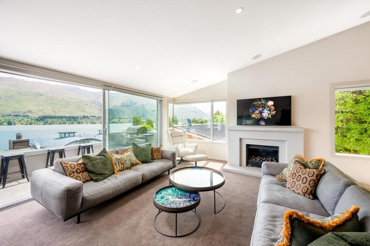Luxury Lakeview Vista Apartment Wanaka Exteriör bild