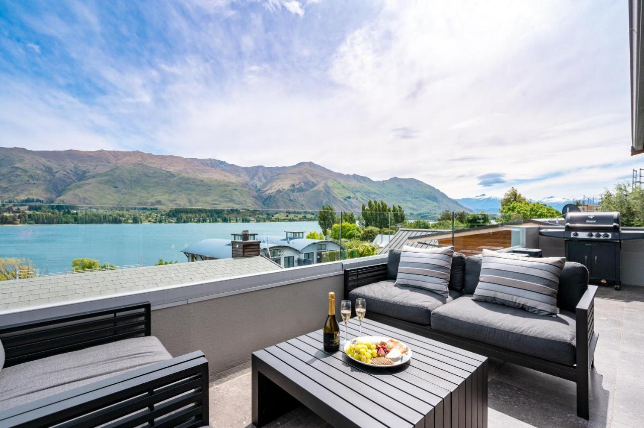Luxury Lakeview Vista Apartment Wanaka Exteriör bild