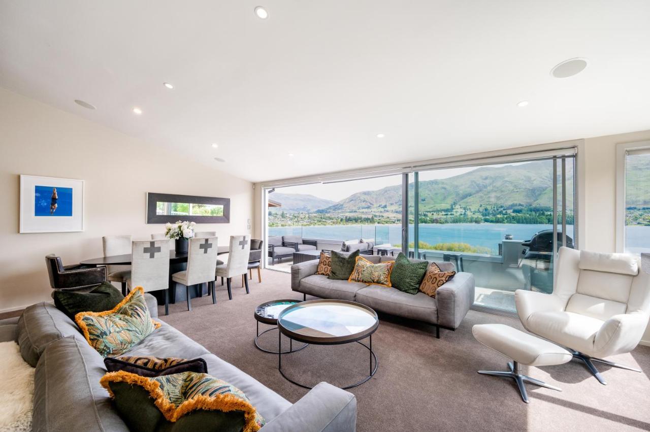 Luxury Lakeview Vista Apartment Wanaka Exteriör bild